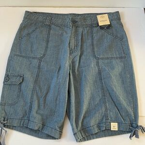 New St. John’s Bay Denim Bermuda Shorts